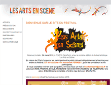 Tablet Screenshot of lesartsenscene.ensta-paristech.fr